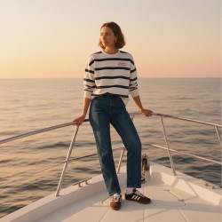 Sweat marinière Amour