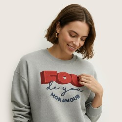 Sweat Fou de You personnalisé