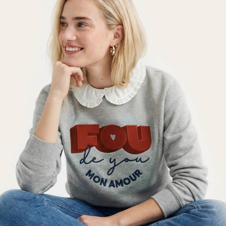 Sweat Fou de You personnalisé